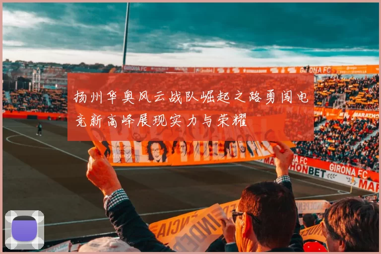 扬州华奥风云战队崛起之路勇闯电竞新高峰展现实力与荣耀